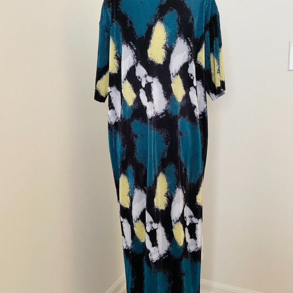 Pleted maxi dress - Multi colors. - Picture 4 of 7